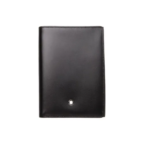 MONTBLANC Meisterstuck Кошелек из коровьей кожи Мужской Черный