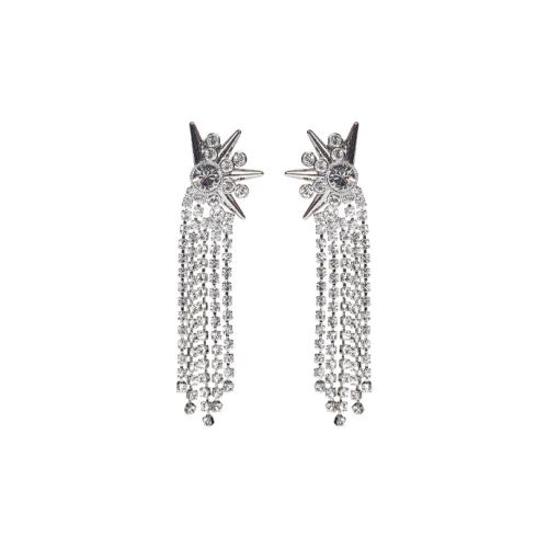 Серьги Paco Rabanne Женские Серебряные