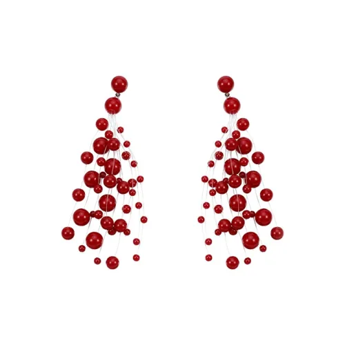 KINGFOCUS Серьги-гвоздики из серебра 925 пробы женские