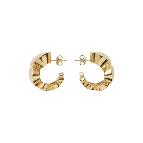 Bottega Veneta 18K Золотые Серьги Женские