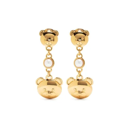 MOSCHINO Серьги из лата Женские Золотые