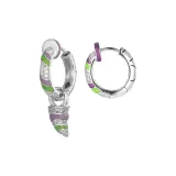 Пара сережек с рогами льва