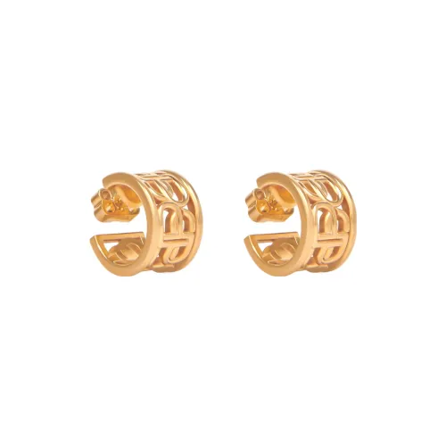 BALENCIAGA Серьги из бронзы Золотой Женские