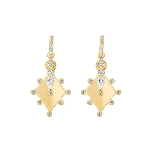 Glam Ever Серьги из сплава, золотые, женские