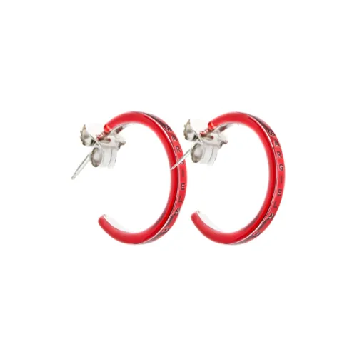 MM6 Maison Margiela Серьги Красные Женские