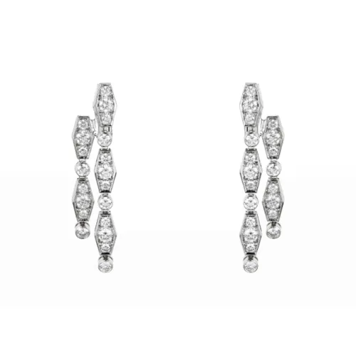 Cartier Серьги Pluie De Cartier Белое Золото, Бриллианты