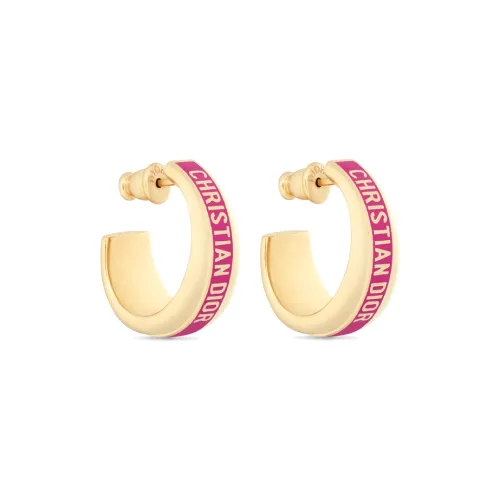 DIOR Металлические Серьги Золотые Женские