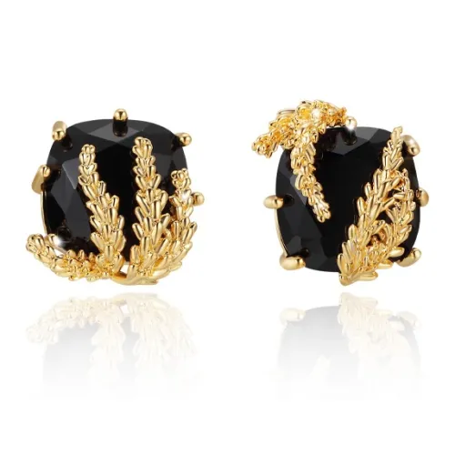 QIMEILA Черные Серьги с Цирконом для Женщин