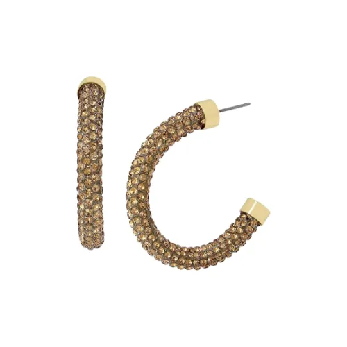 STEVE MADDEN Glass Plastic Metal Earrings Women's Gold STEVE MADDEN Стекло Пластик Металл Серьги Женские Золото
