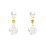 Серьги "Камелия" [Желтый]