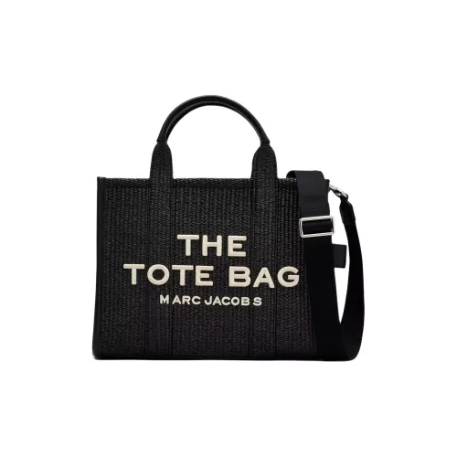 MARC JACOBS Солома Тоут Сумка Сумка для покупок Сумка через плечо Сумка среднего размера Женская Черная