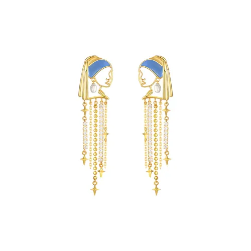 LIANDUO Синтетический Кубический Цирконий/Стразы Серьги Женские