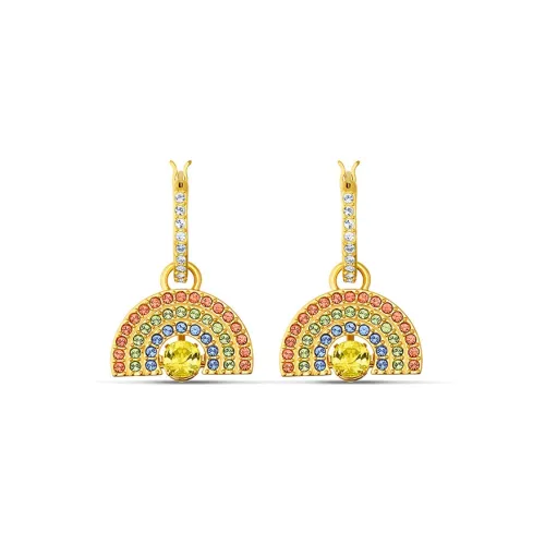 Swarovski Sparkling Dance Серьги из искусственного хрусталя с золотым покрытием для женщин