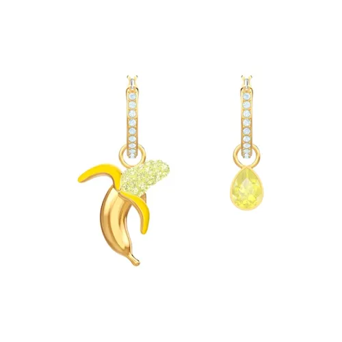 Swarovski No Regrets Серьги из искусственного хрусталя с золотым покрытием, женские