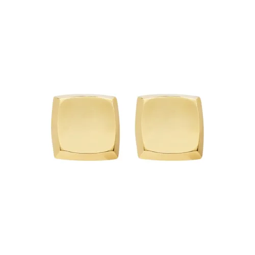 SAINT LAURENT Серьги из бронзы Золотой Женские