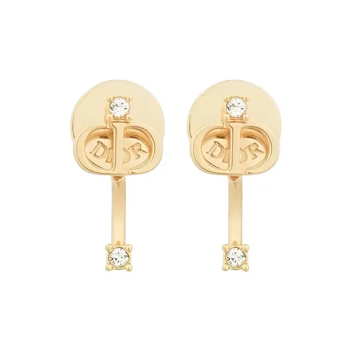 DIOR Металлические Серьги Золотые Женские