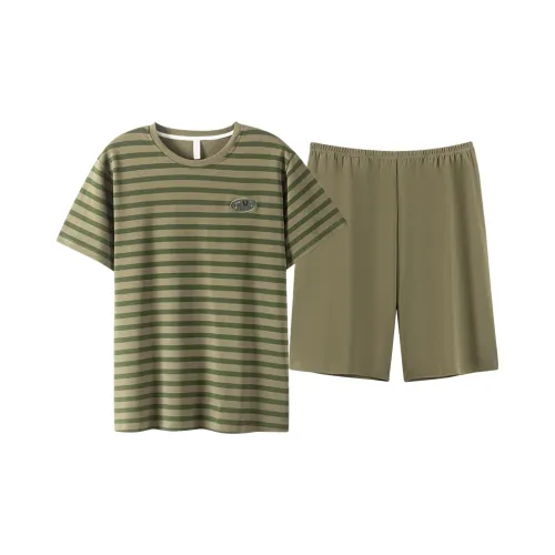 Kerener Pajama Комплект Мужской Темно-Зеленый