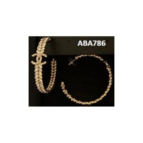 CHANEL Металлические Серьги Золотые Женские