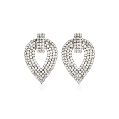 Alessandra Rich Брассовые серьги Женские Серебряные