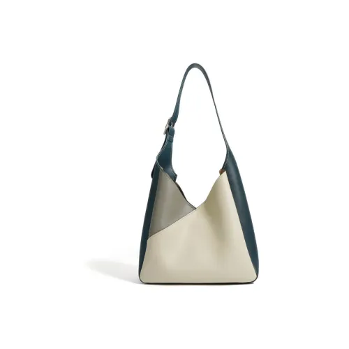 DEERE JACK Корова Кожа Сумка через плечо Сумка-ведро Стандартная Женская Цветовой блок