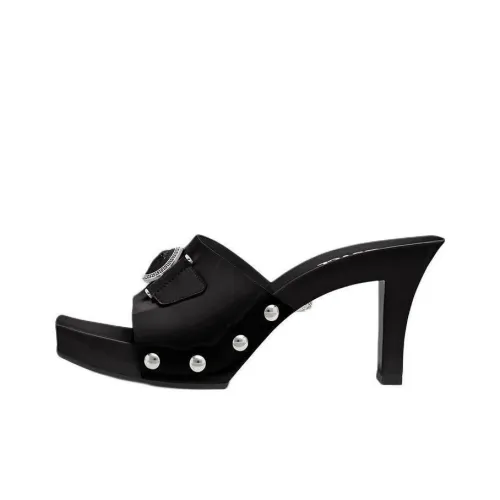 VERSACE Слипоны Medusa Женские Черные