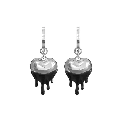 LUMORII Серьги Черные Унисекс