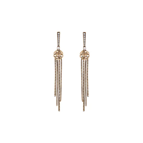 Alexander McQueen Серьги из бронзы Антично-золотые Женские