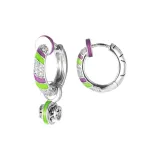 Пара серьги с барабаном из льва