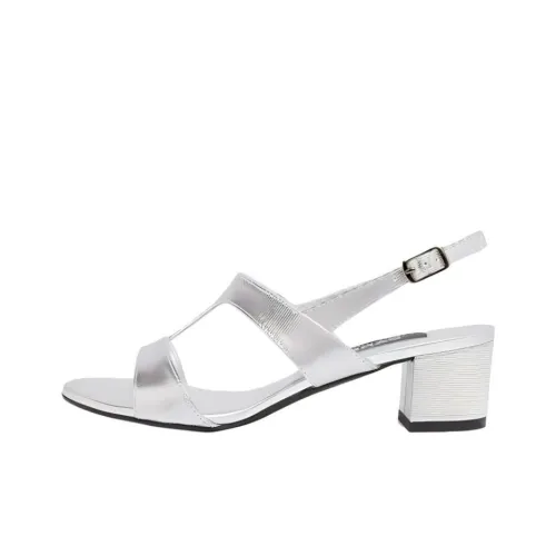 Carel One Ремешок Сандалии 3,5 см Женские Серебряные