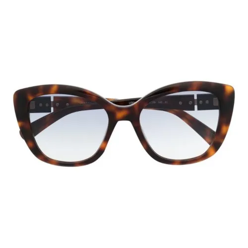 LONGCHAMP Кошачий глаз Солнцезащитные очки Женские Коричневый
