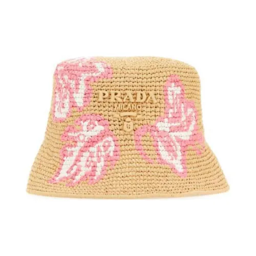 PRADA Вискоза Шляпы ведра Женские Желтые