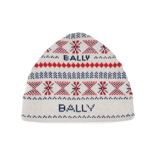 BALLY Merino Wool Beanies Men's White