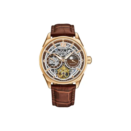 STUHRLING Автоматический Механический Часы для Мужчин 42 мм Скелет