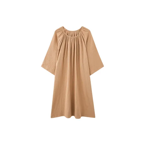 Tianmicat Ночная сорочка Женская Песочно-коричневая