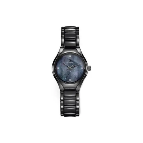 RADO Realme Collection Автоматический Механический Механизм Женские Часы 30MM Синий Циферблат Керамические Оправа Керамический Ремешок
