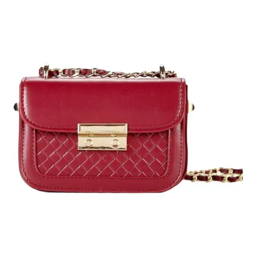 OCEANIA ROO PU (полиуретан) Цепочка Сумка через плечо Женская Красная Черная