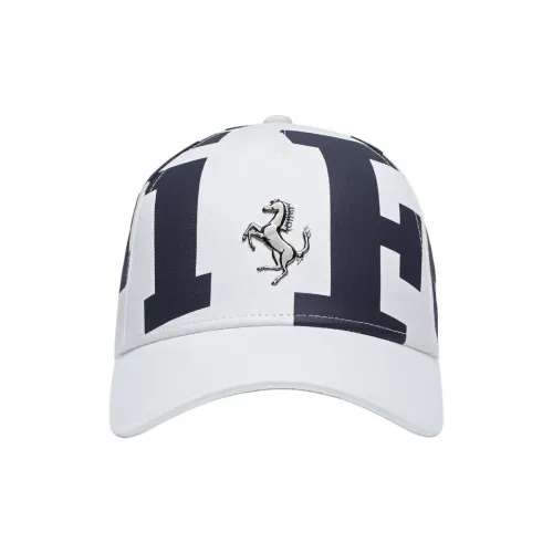 Ferrari Хлопковые кепки унисекс белые
