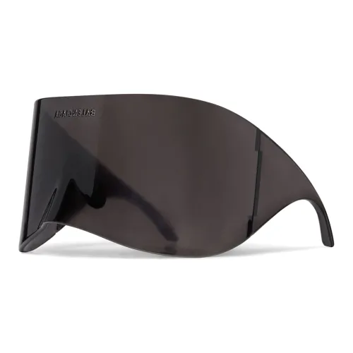 Balenciaga Нейлон Нерегулярная форма Солнцезащитные очки Мужской Черный