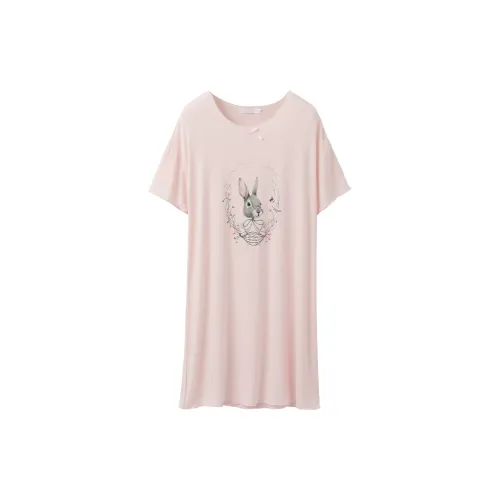 Huggy Kissy Ночная сорочка Женская Розовая пена