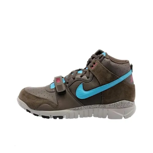 Nike Dunk High Slip Resistant Abrasion Resistant High Top Скейтборд Кроссовки Мужские Коричневые