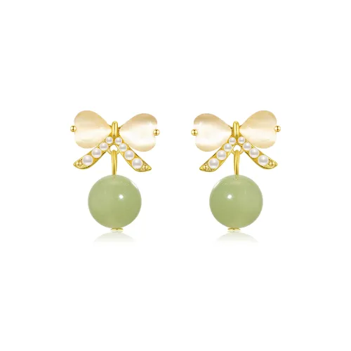 Jodie Kevin Цветное стекло Серьги из нефрита Женские