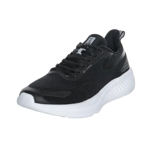 Erke Lightness 2,0 YUTONG Технология Амортизация Легкий Противоскользящий Низкий Топ Беговые кроссовки Женские Черный Серебряный