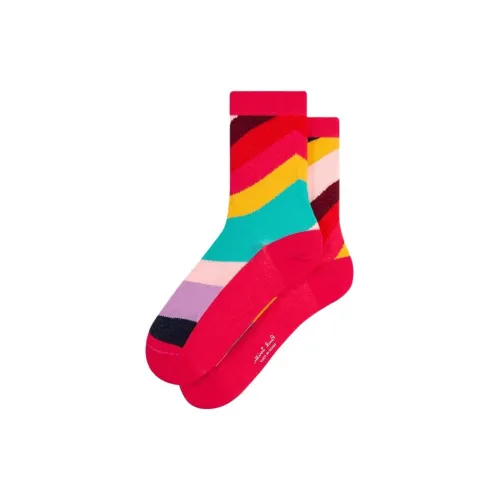 Paul Smith 1 шт Красный Женские Носки MID до икры