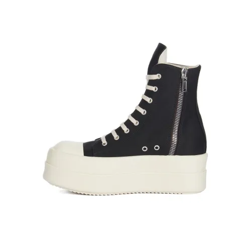Rick Owens DRKSHDW Скейтборд Кроссовки Высокие Черные Мужские