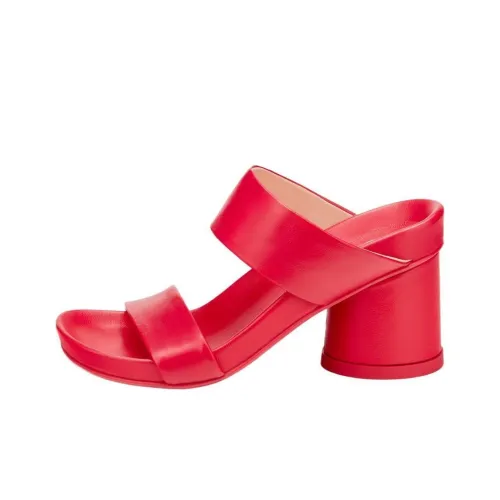 AGL Слипоны 6,5 см Женские Красные