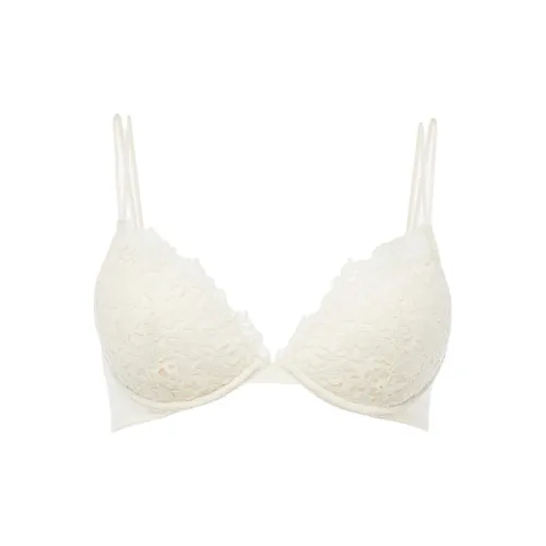La Perla Off Белый Макраме PUSH Up Бюстгальтер Women's White