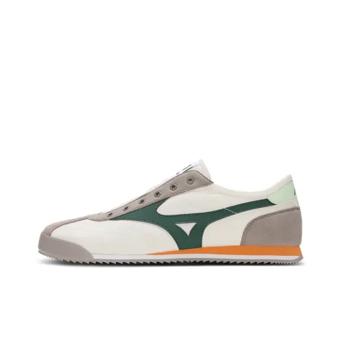 Mizuno LG 60S Slip-Resistant Lightweight Abrasion-Resistant Cushioning Low-Top Беговые кроссовки Unisex Белый Серый Зеленый