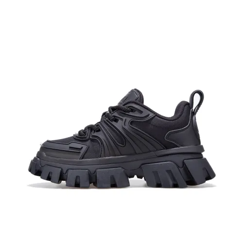 Палладий Slip-Resistant визуально увеличивает рост Низкий топ Тапочки Женские Черный