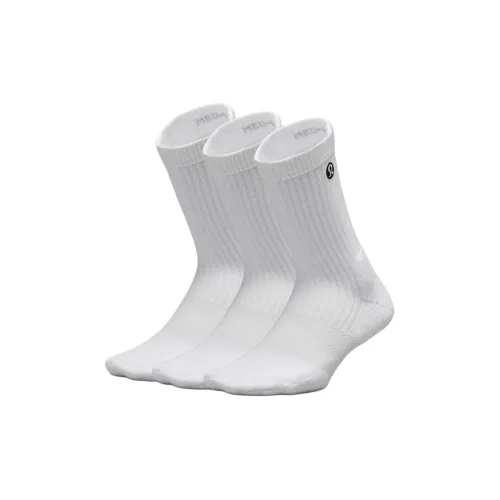 lululemon Носки Crew Женские упаковка из 3 пар белые
