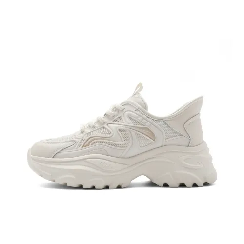 BELLE Низкий топ массивные кроссовки женские бежевые